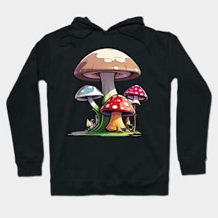 Psychedelic Mushroom vector Hoodie